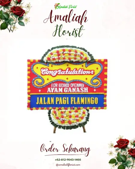 Sewa Papan Bunga Jarum